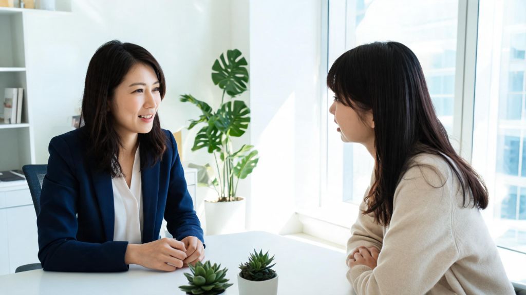 キャリアアドバイザーとの面談風景